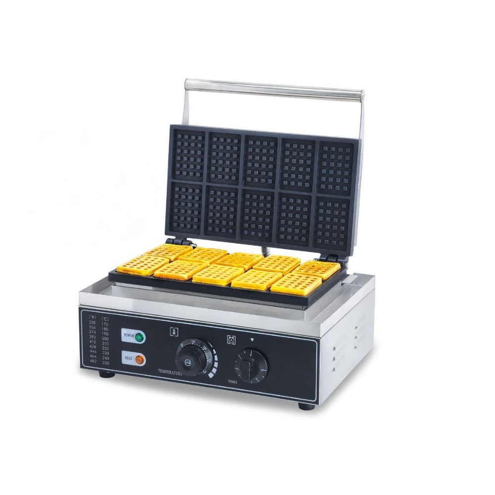 Waffle Iron Belgian - Macchina per Waffle Belgi Industriale in
