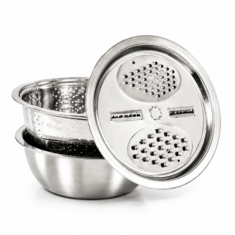 Kitchen Appliances Japan - Set di 3 Pezzi in Acciaio