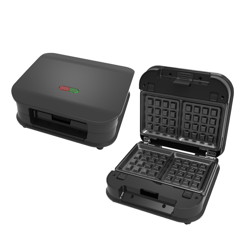 Waffle Iron Belgian - Piastra Elettrica Compatta per Waffle Belgi