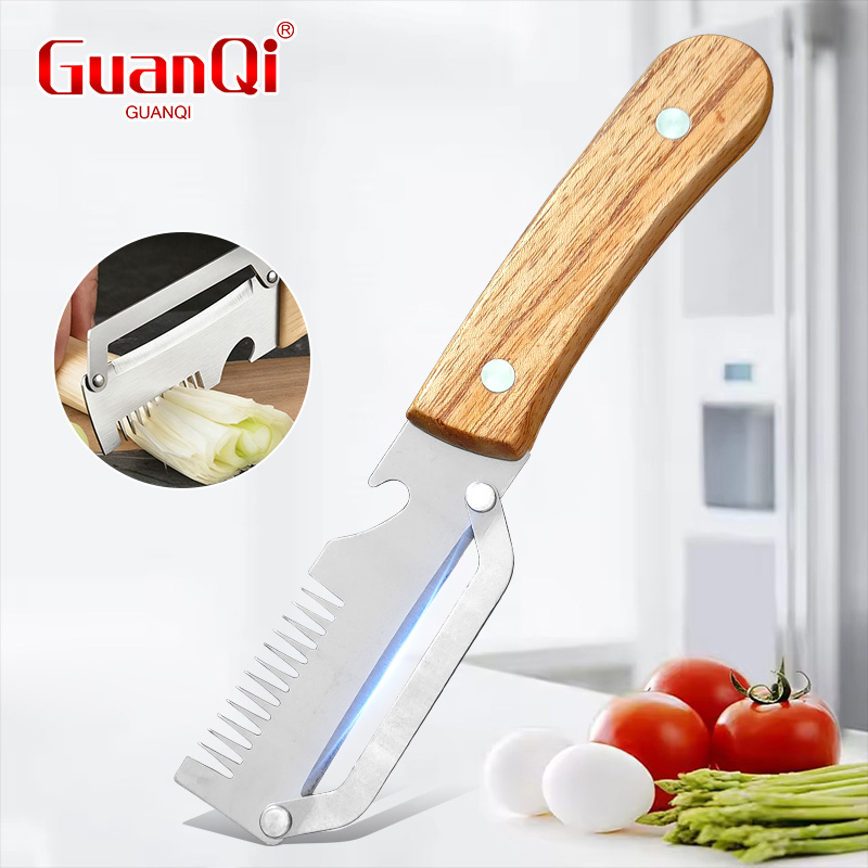 Kitchen Appliances Japan - Pelapatate Multifunzione in Acciaio Inox con