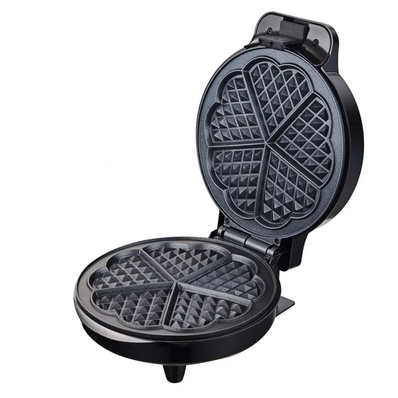 Waffle Iron Belgian - Piastra Elettrica Portatile per 5 Waffle
