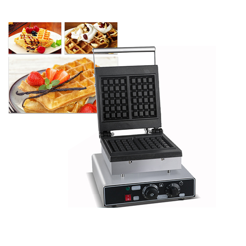 Waffle Iron Belgian - Macchina per waffle antiaderente Macchina per