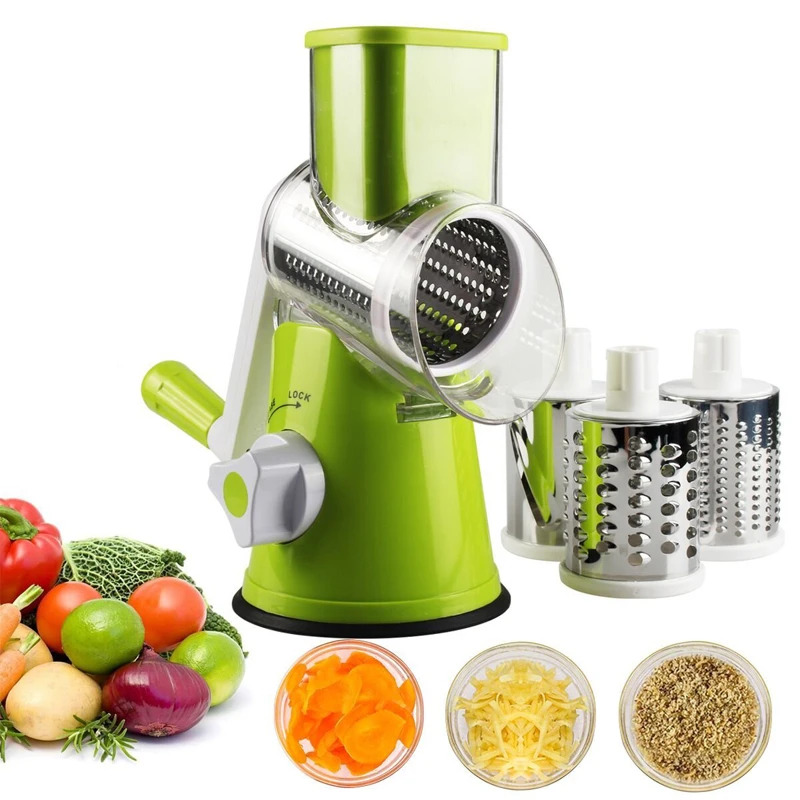 Kitchen Appliances Japan - Grattugia Manuale Rotante per Formaggio, Affettatrice