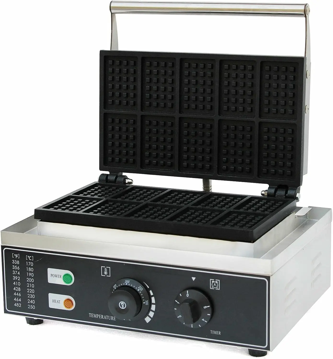 Macchina per Waffle Commercial - Waffle Iron Belgian recensione e prezzo
