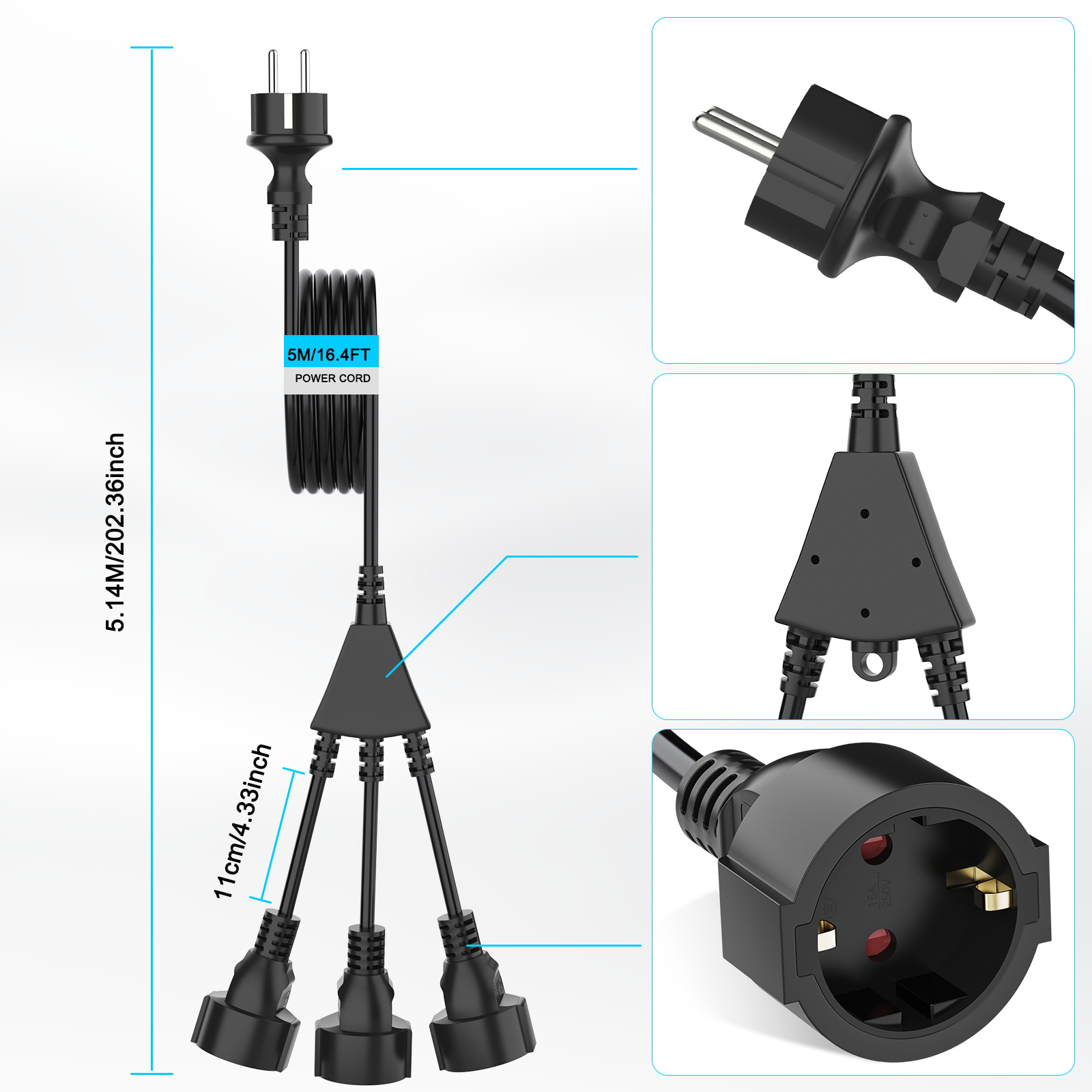 Prolunga Elettrica con Presa a - Kitchen Appliances Extension Cord recensione e prezzo