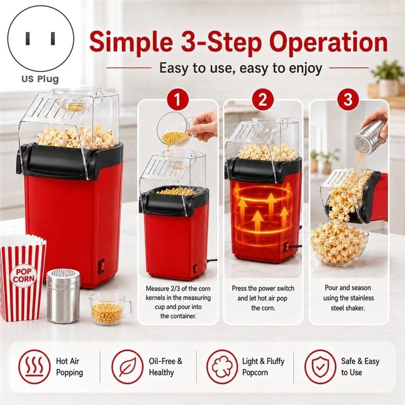 Macchina per popcorn ad aria c - Air Popcorn Maker recensione e prezzo