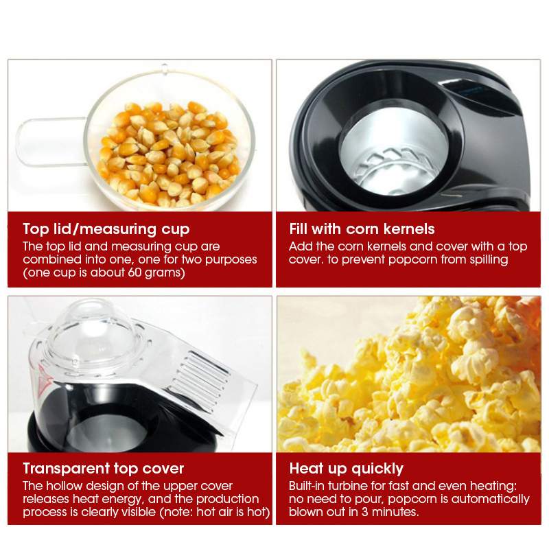 Mini Macchina Automatica per P - Air Popcorn Maker recensione e prezzo