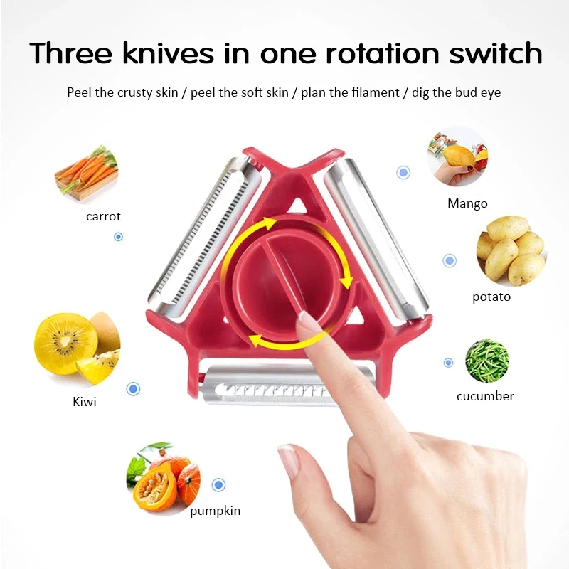Set di 3 Pelatrici Magiche 3-i - Kitchen Appliances Japan recensione e prezzo